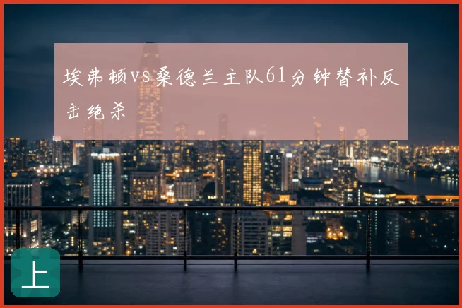 埃弗顿vs桑德兰主队61分钟替补反击绝杀